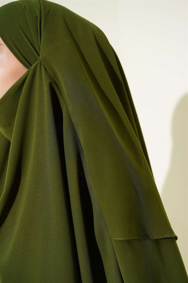 Chiffon Soufflé Himar Shawl, Light Green