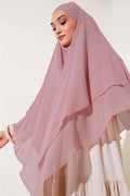 Chiffon Soufflé Himar Shawl Powder
