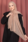 Soft Crepe Scarf Series Camel