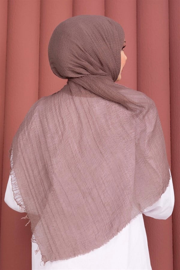 Soft Crepe Scarf Series Coffee
