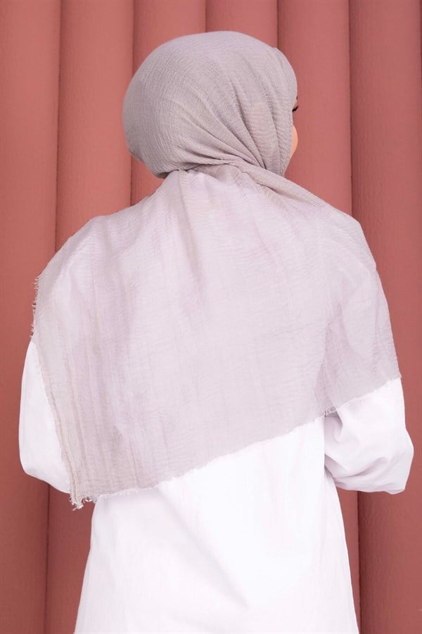 Soft Crepe Scarf Series Stone
