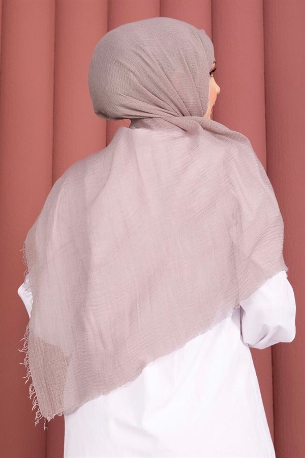 Soft Crepe Scarf Series Mink