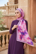 Soft Floral Scarf Series Pink