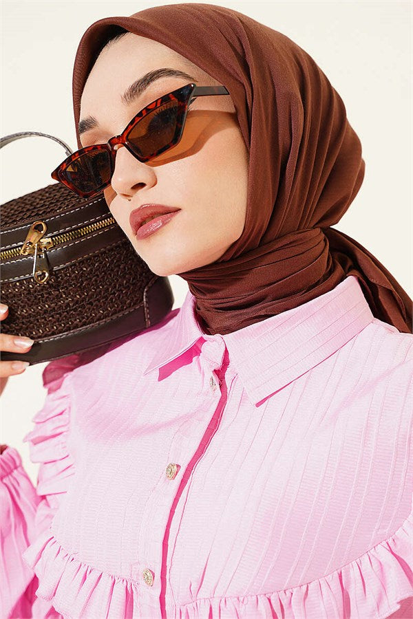 Soft Touch Series Scarf Dark Brown