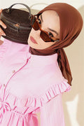 Soft Touch Series Scarf Dark Brown