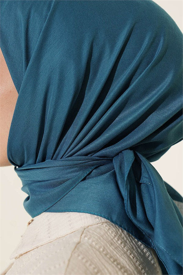 Soft Touch Series Scarf, Petrol Blue