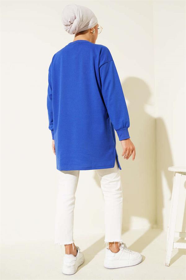 Something Printed Two Rope Tunic Saxe