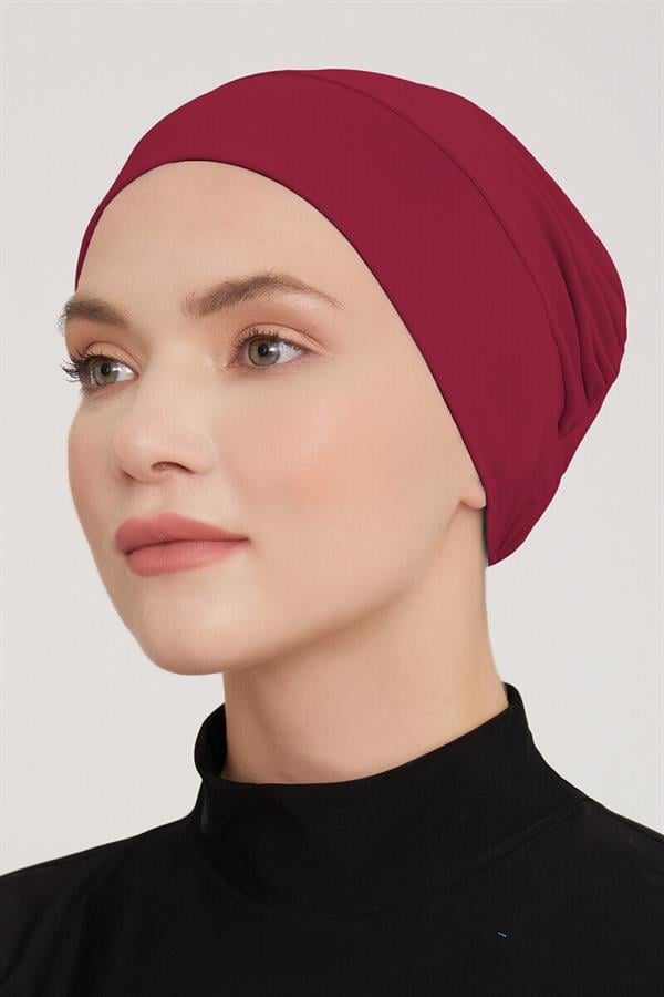 Sports Pool Cap Claret Red