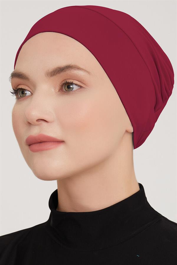 Sports Pool Cap Claret Red