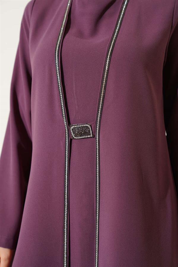 Stone Row Detailed 2 Piece Set Dusty Rose