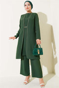 Stone Row Detailed 2 Piece Set Green