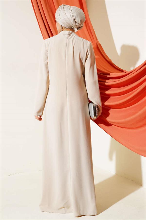 Stoned Plus Size Evening Dress Stone