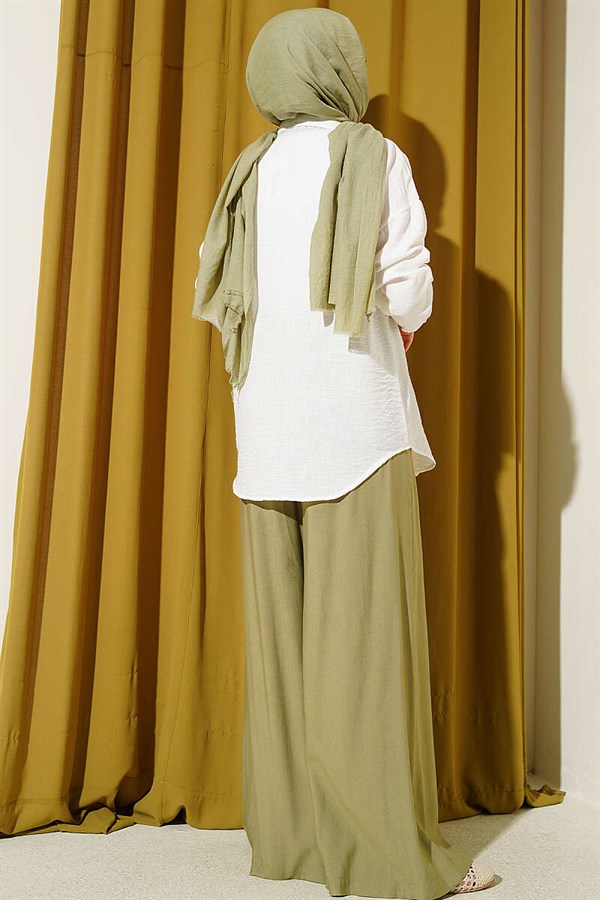 Single Pocket Linen Shirt, Ecru