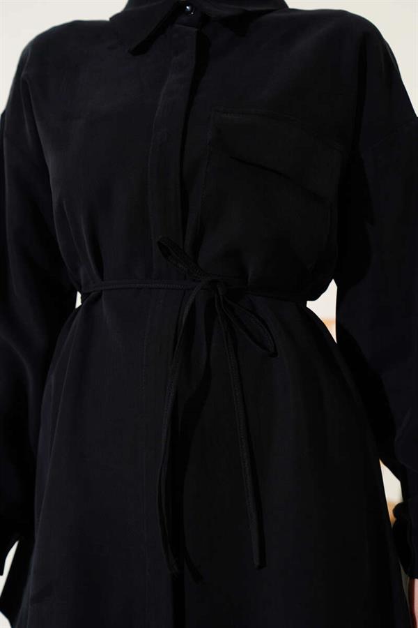 One Pocket Tencel 2 Piece Set Black