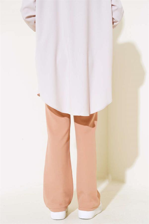Single Buttoned Trousers Camel