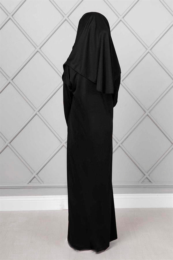 Hijab Children's Prayer Dress Black