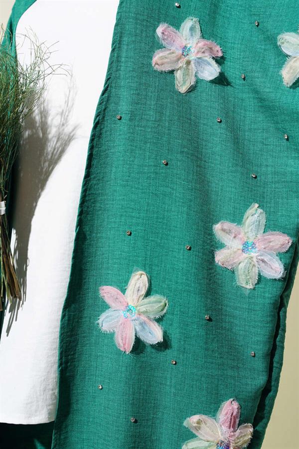 Tulle Floral Kimono 3 Piece Set Benetton