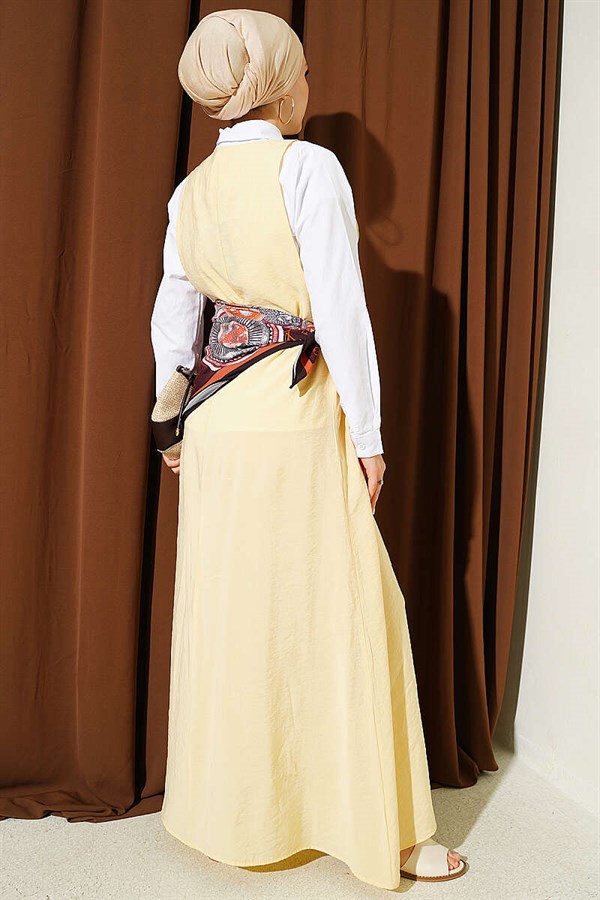 U-Neck Vest Yellow