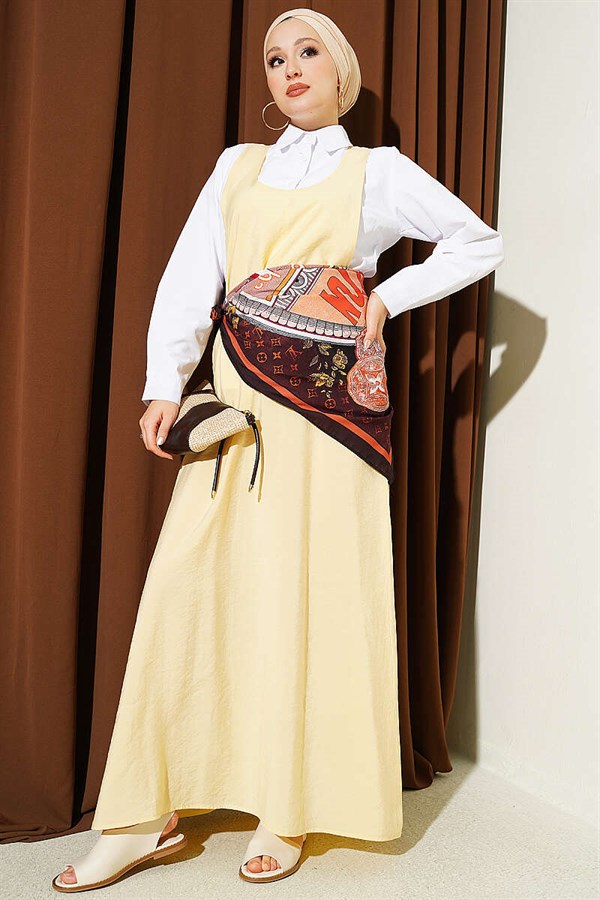 U-Neck Vest Yellow