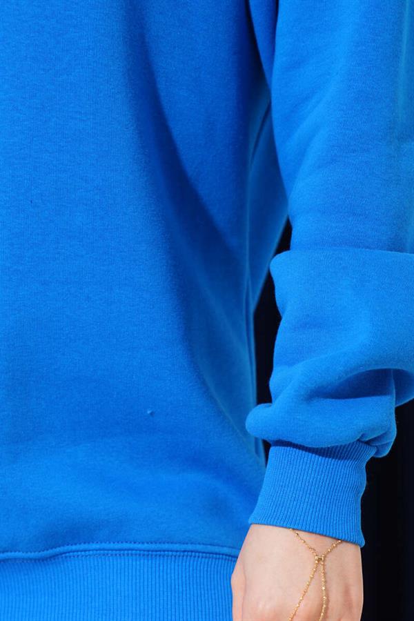Three Thread Basic Sweatshirt Blue