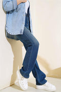  Long Jeans Dark Blue
