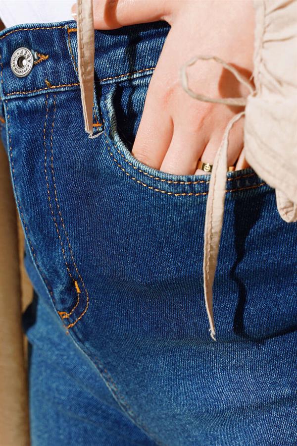  Long Jeans Medium Blue