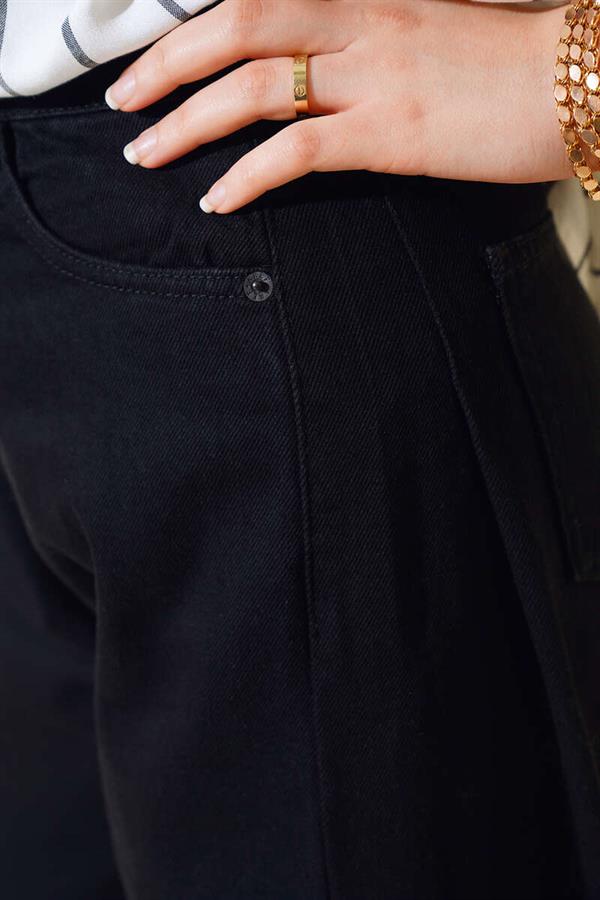 Long Casual Trousers Black