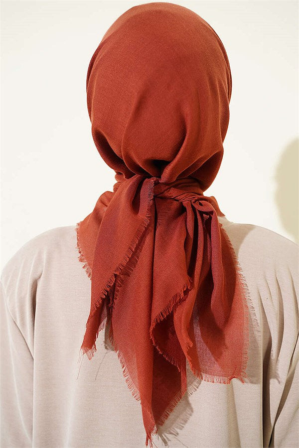 Vera Plain Scarf Copper
