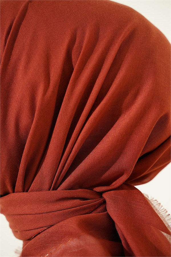 Vera Plain Scarf Copper