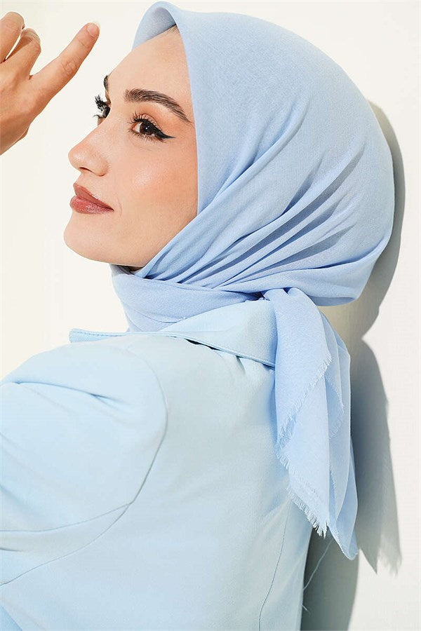 Vera Plain Scarf Baby Blue