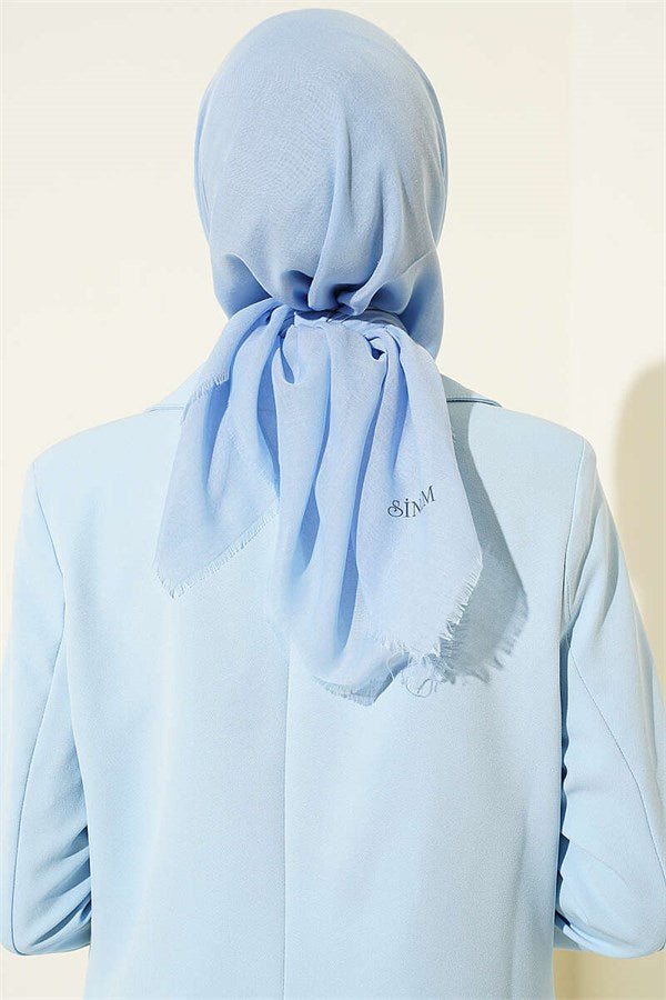 Vera Plain Scarf Baby Blue