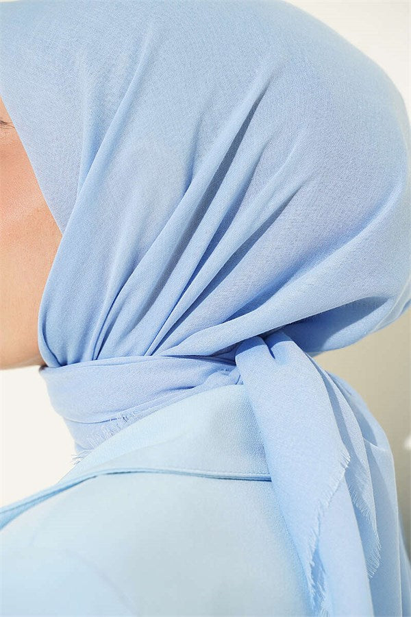 Vera Plain Scarf Baby Blue