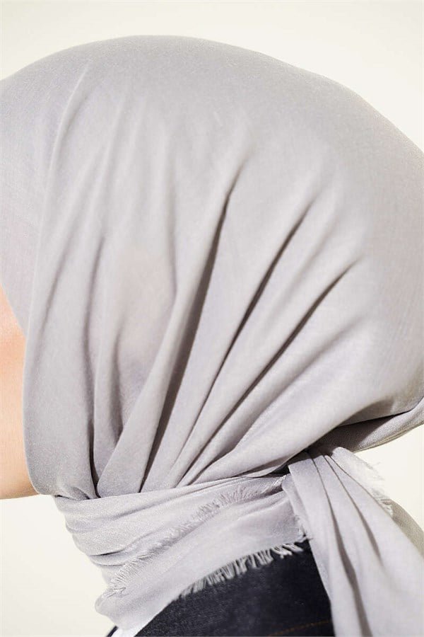 Vera Plain Scarf Grey