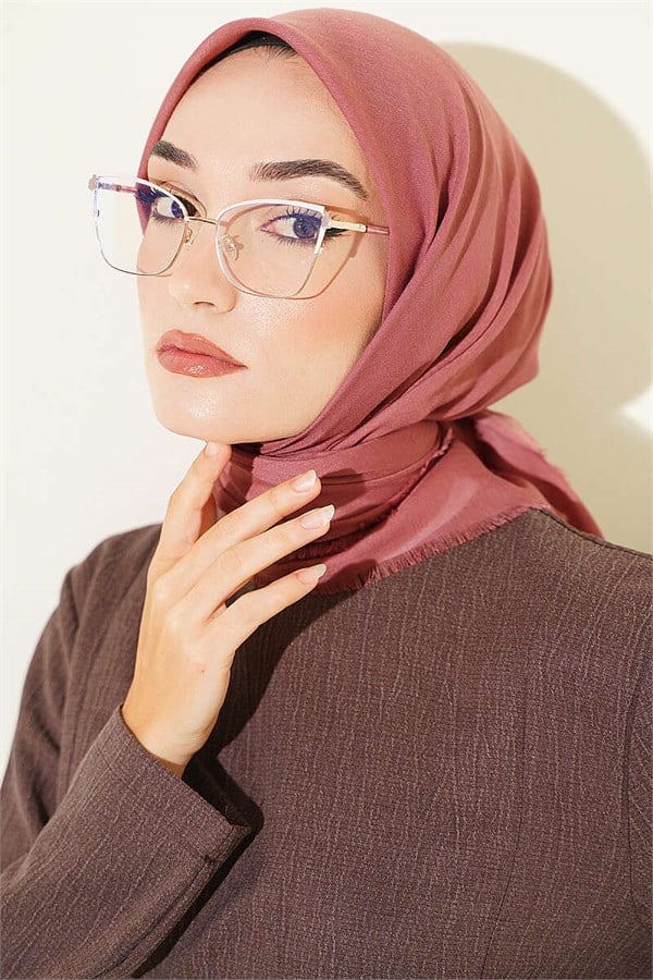 Vera Plain Scarf, Rose Pink