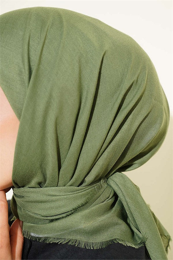 Vera Plain Scarf Khaki