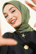 Vera Plain Scarf Khaki