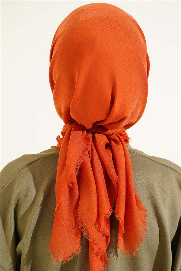 Vera Plain Scarf Orange