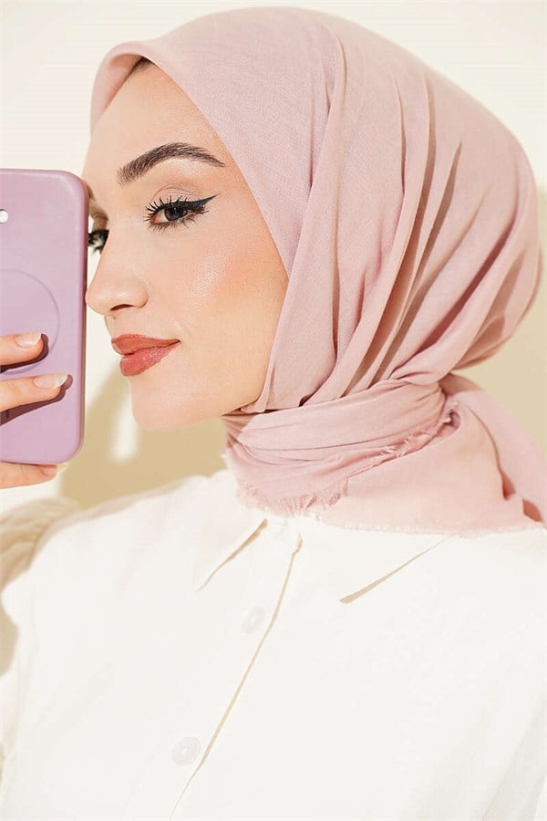 Vera Plain Scarf Powder