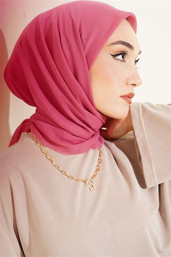 Vera Plain Scarf Rose