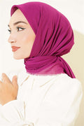 Vera Plain Scarf Wine