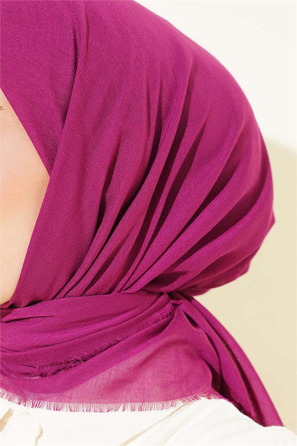 Vera Plain Scarf Wine
