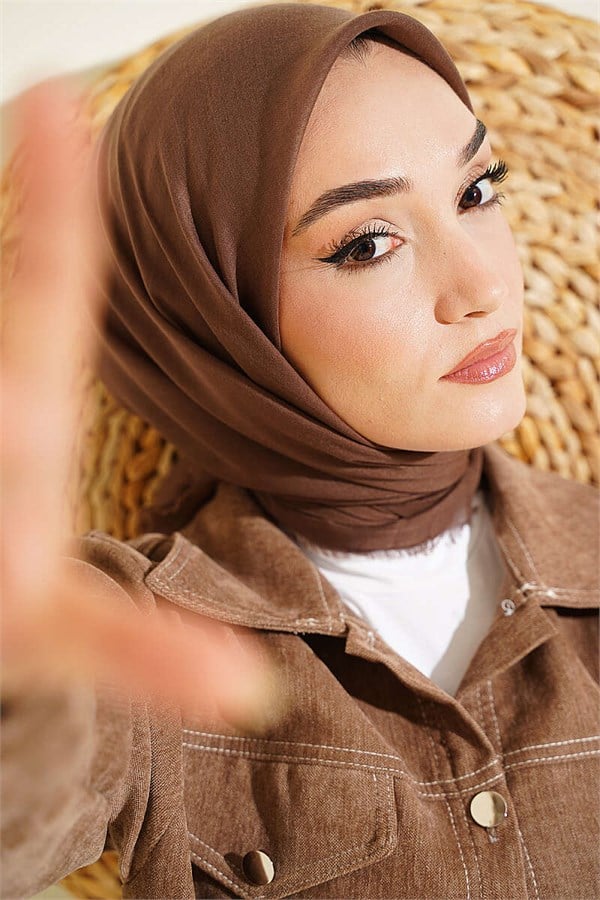 Vera Plain Scarf Earth