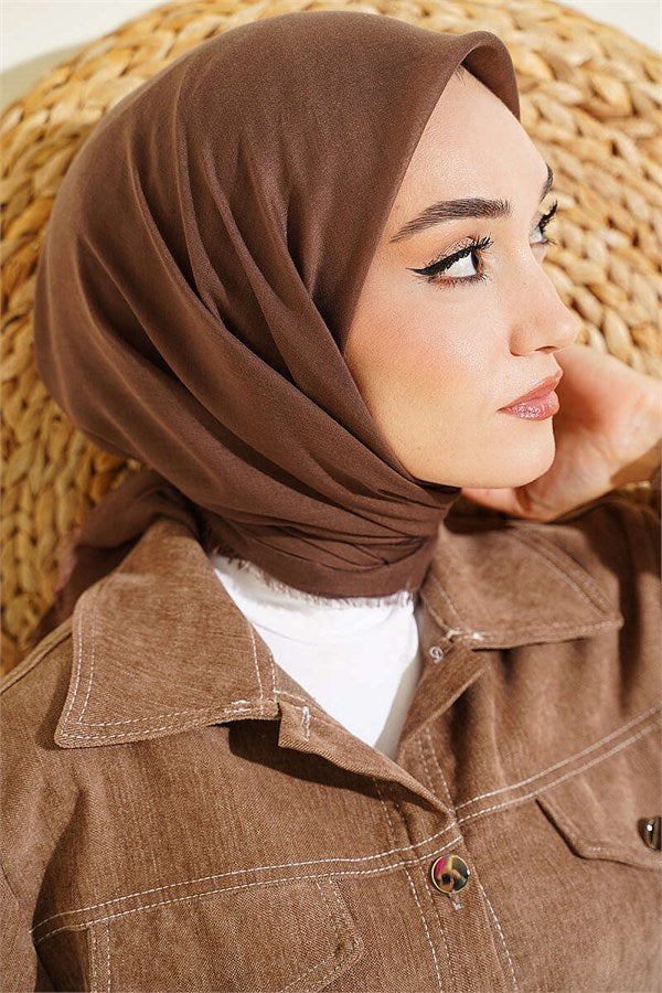 Vera Plain Scarf Earth