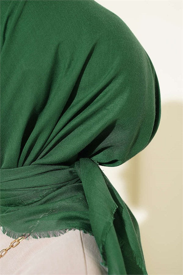 Vera Plain Scarf Green