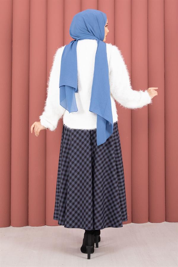 Vera Front-Tie Plush Cardigan, Ecru
