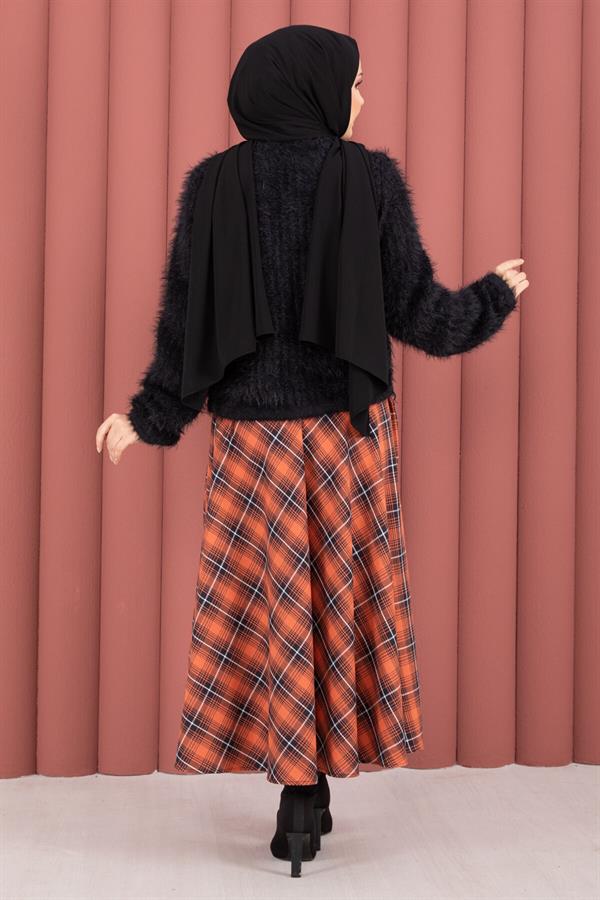 Vera Front-Tie Plush Cardigan Black