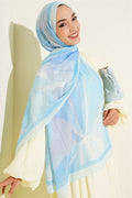 Vera Series Bamboo Crush Scarf Baby Blue