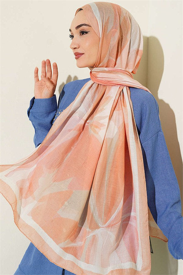 Vera Series Bamboo Crush Shawl Latte