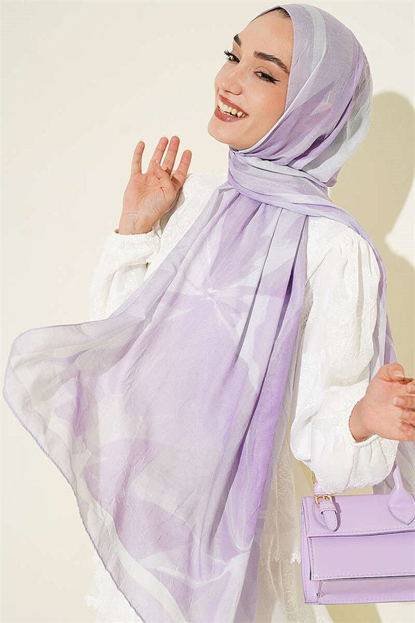 Vera Series Bamboo Crush Shawl Lilac