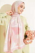 Vera Series Bamboo Crush Scarf Pink
